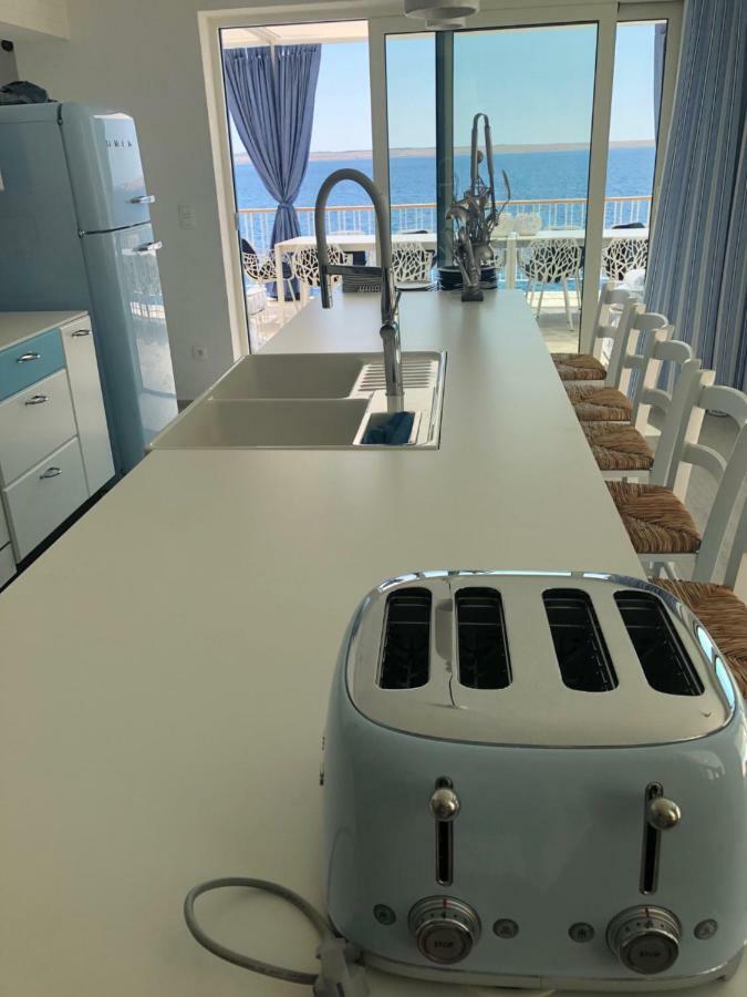 Villa Beline Direct Aan Zee, Verwarmd Zwembad En Sauna Tribanj-Kruscica Zewnętrze zdjęcie