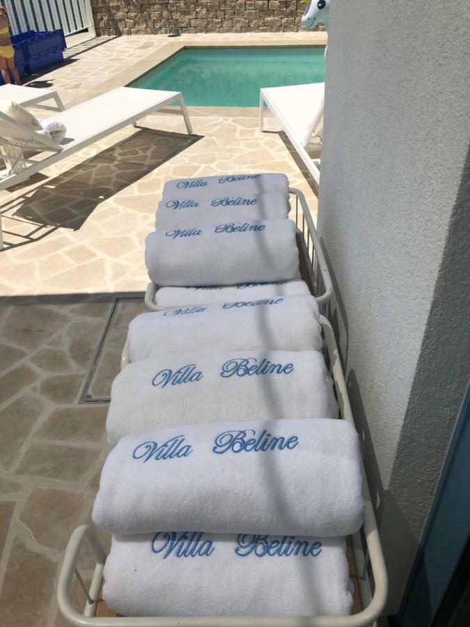 Villa Beline Direct Aan Zee, Verwarmd Zwembad En Sauna Tribanj-Kruscica Zewnętrze zdjęcie