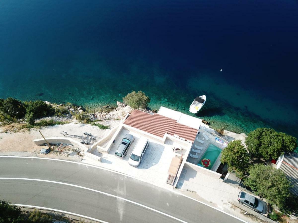 Villa Beline Direct Aan Zee, Verwarmd Zwembad En Sauna Tribanj-Kruscica Zewnętrze zdjęcie