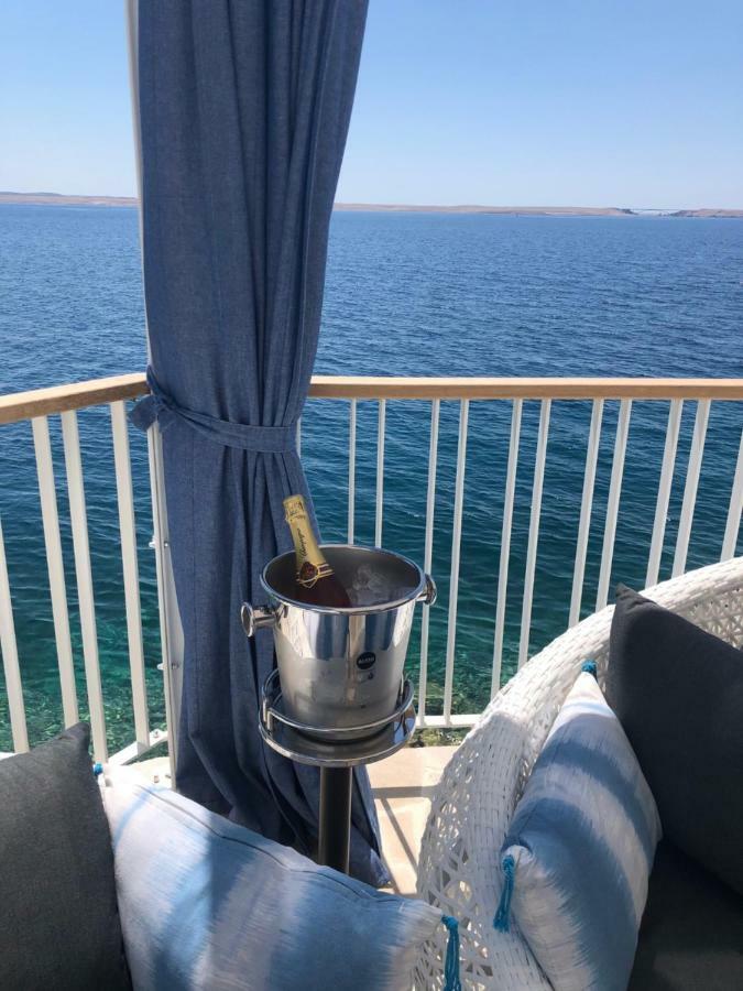 Villa Beline Direct Aan Zee, Verwarmd Zwembad En Sauna Tribanj-Kruscica Zewnętrze zdjęcie